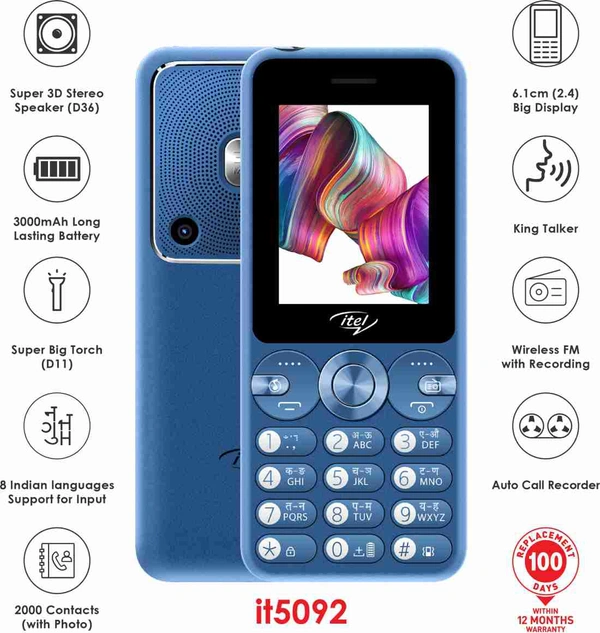 Itel Muzik 400 - Blue