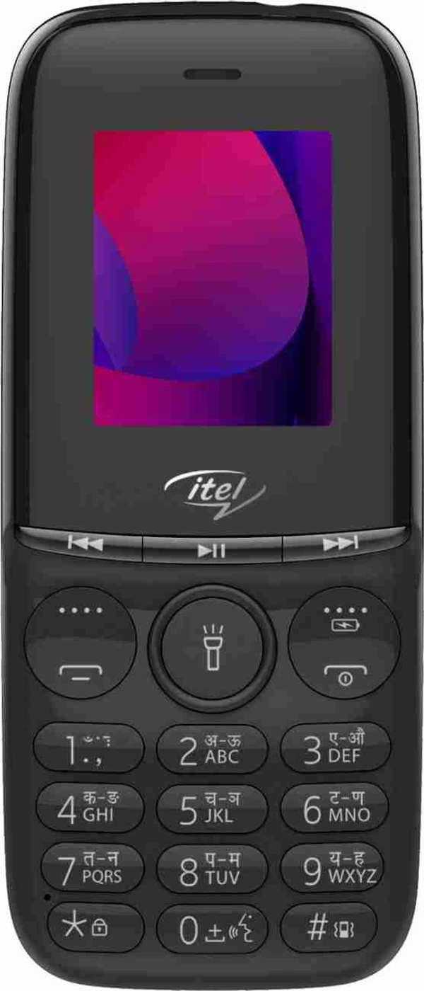 Itel Muzik 110 - Black, Expandable Storage Upto 32GB