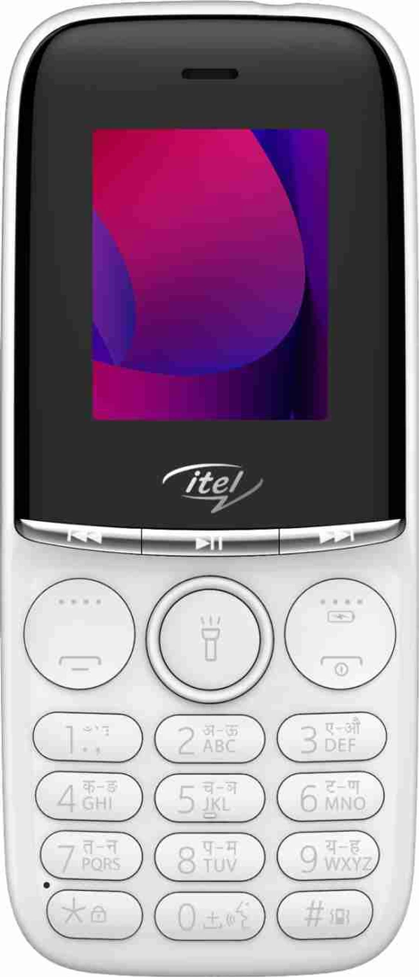 Itel Muzik 110 - White, Expandable Storage Upto 32GB