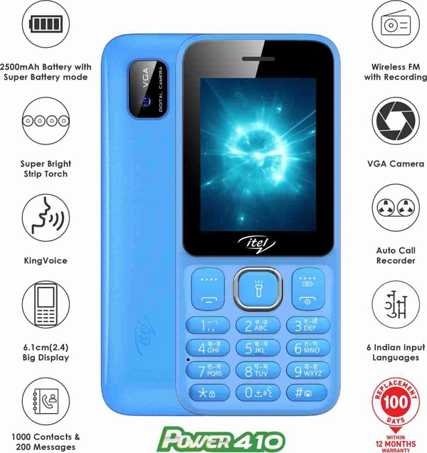 Itel Power 410 - Blue