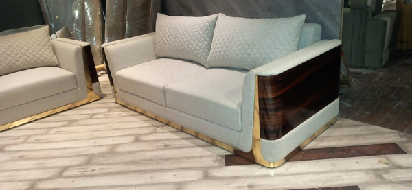 Veneer Arm Sofa Package – Luxury Wooden Arm Sofa Set with Premium Upholstery