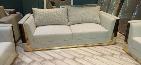 Veneer Arm Sofa Package – Luxury Wooden Arm Sofa Set with Premium Upholstery