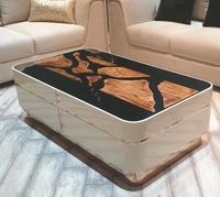 Center Table Wood n Resin k