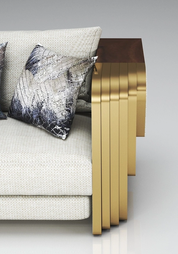 Metal Spanier Sofa - 3 Seater
