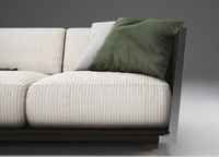 Black Highland Sofa - 3 Seater