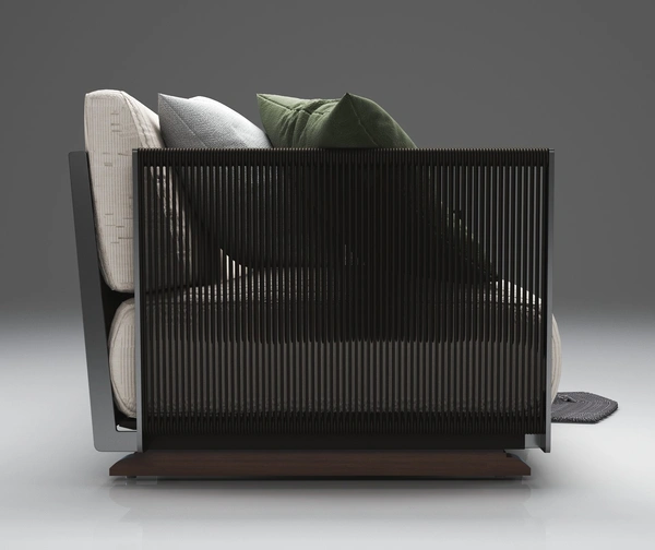 Black Highland Sofa - 3 Seater