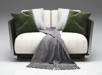 Black Highland Sofa - 2 Seater