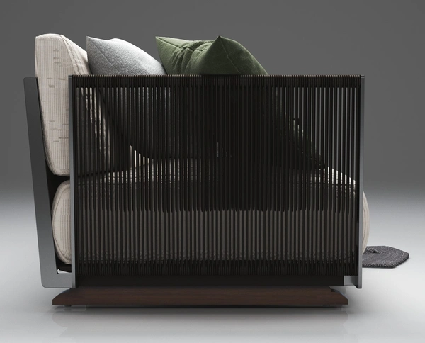 Black Highland Sofa - 2 Seater
