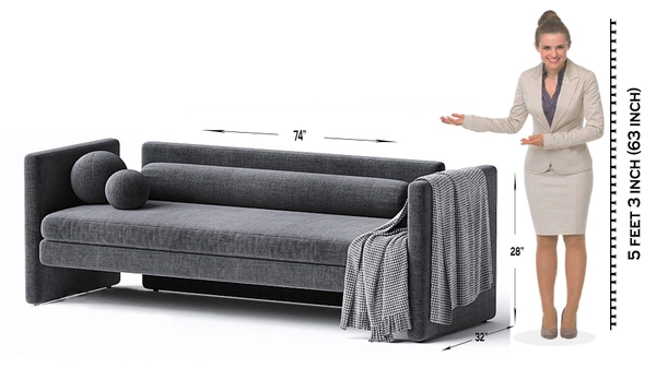 Assembled Sofa - 3 Seater