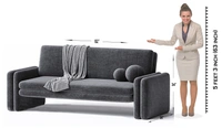 Doublearmed Sofa - 3 Seater