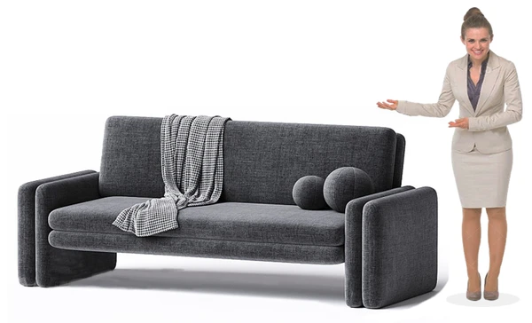 Doublearmed Sofa - 2 Seater