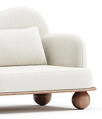 Ballegged Sofa - 2 Seater