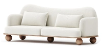 Ballegged Sofa - 3 Seater