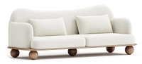 Ballegged Sofa - 3 Seater