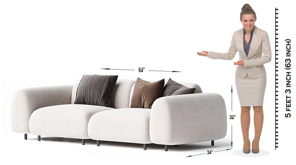 Jackrussel Sofa - 2 Seater