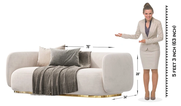 English Spaniel Sofa - 3 Seater