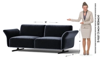 Whippet Sofa - 2 Seater