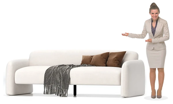 Scandinavian Sofa - 3 Seater