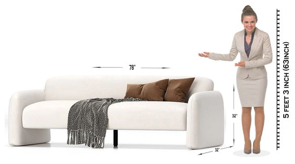 Scandinavian Sofa - 3 Seater