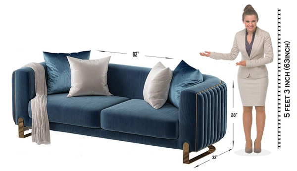 Maltese Sofa - 3 Seater
