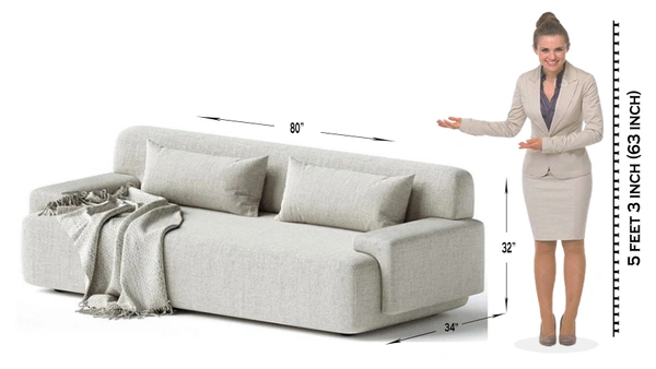 Just Pugge Sofa - 3 Seater