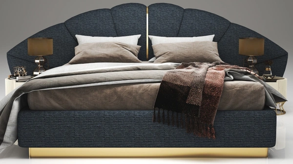 Blue Blonde Bed - Bed