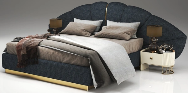 Blue Blonde Bed - Bed