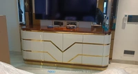 Iglesias White Slate Console