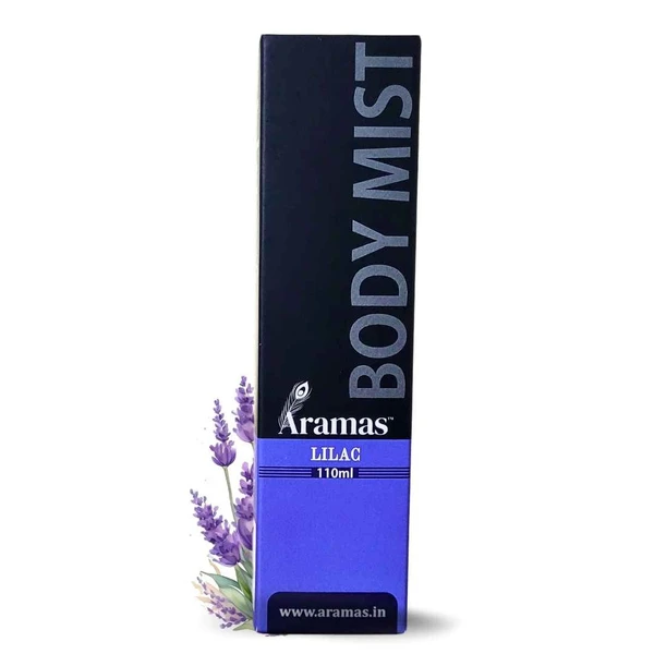 Aramas Lilac Body Mist | Travel Friendly - Long Lasting Fragrance for Men & Women | 110 ml - 110 ml, Pack of 1, Liquid