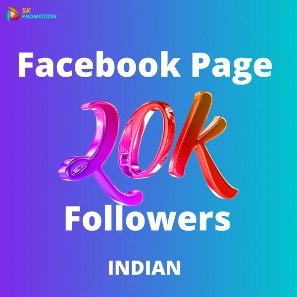 20k Facebook Page Followers IND