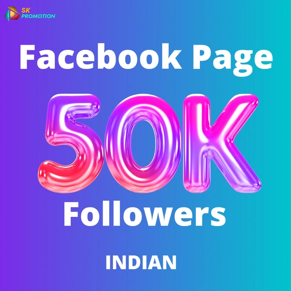 50k Facebook Page Followers IND