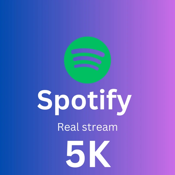 Spotify Real Stream ( Playlist Stream ) - 5k Stream