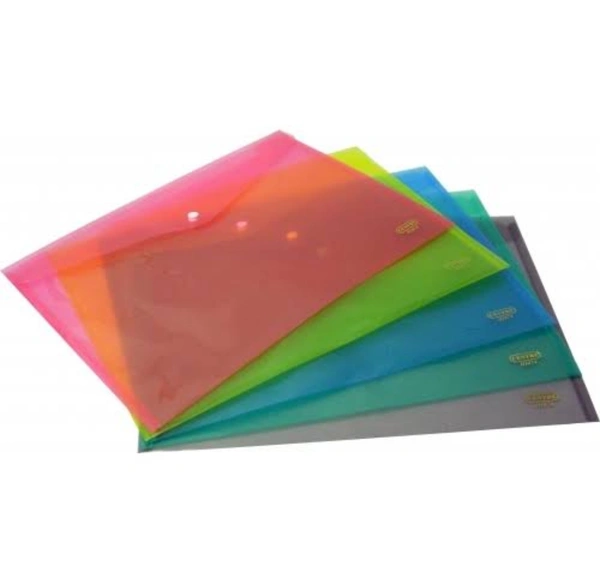 Plastic Button File Random Colour 10 wala