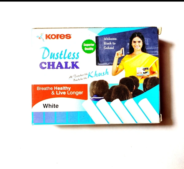 Kores Dustless Chalk  - White