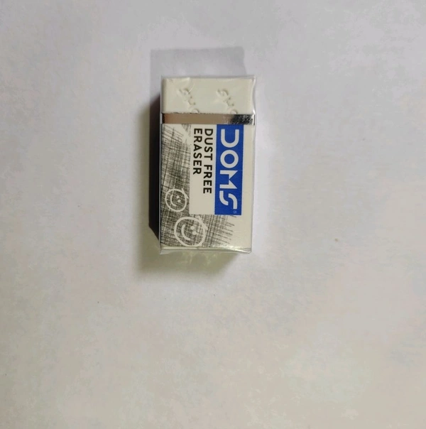 Doms Dust Free Eraser   - White, 1pc, Small