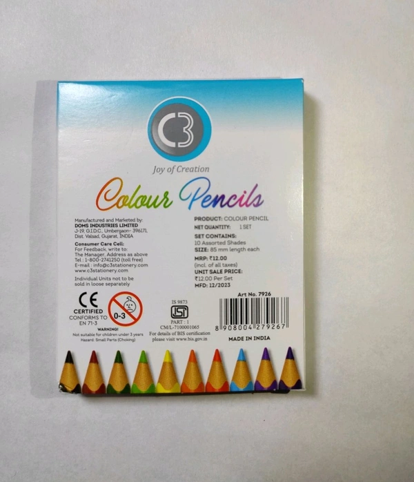 Doms C3 Joy Colour Pencil - Small