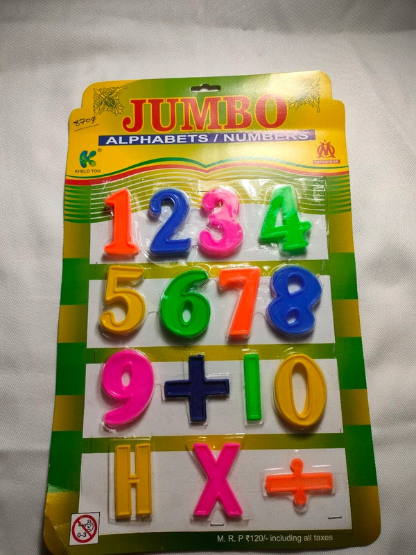 Jumbo Number Letter Toys