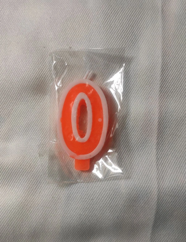 Candle Digit Number Zero 0
