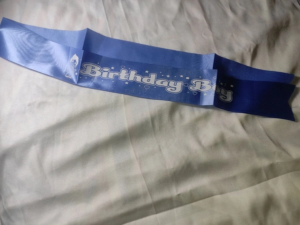 Sash Cloth Birthday Boy