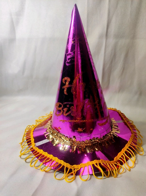Cap Topi Birthday - Pink Flamingo