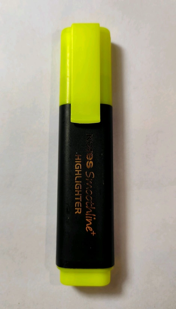 Kores Highlighter - Yellow