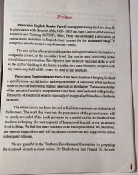 BTBC Class 10 Panorama English Reader Part 2