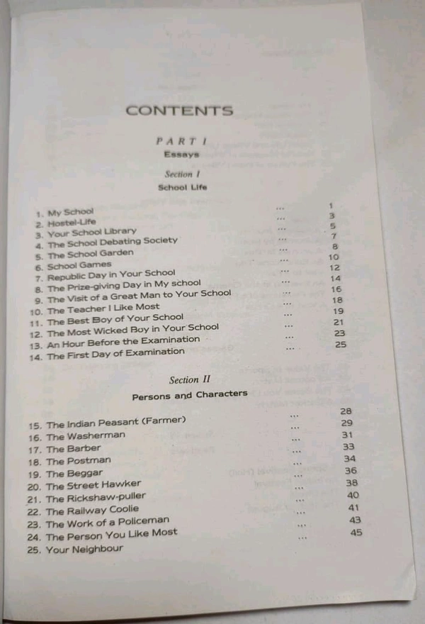 Bharati Bhawan Select Young Essays and Latters RKP Aggrawal 