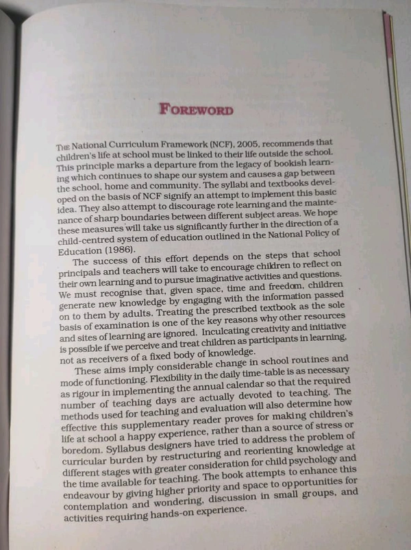 NCERT Class 6 English A Pact With The Sun Supplementary Reader in English