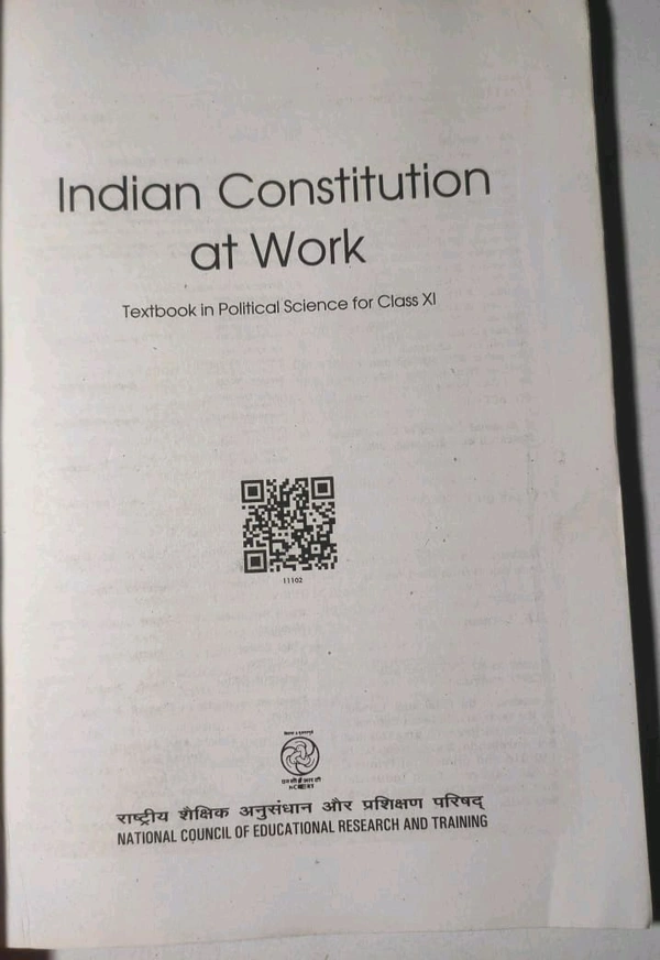NCERT Class 11 Political Science Indian Constitution at Work