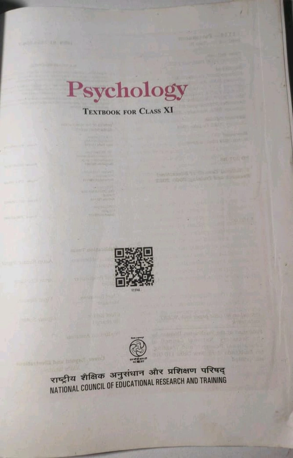 NCERT Class 11 Psychology