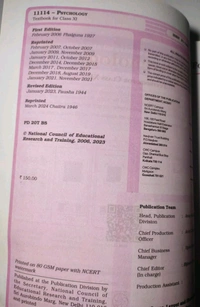 NCERT Class 11 Psychology