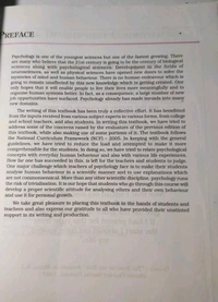 NCERT Class 11 Psychology