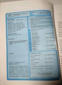 NCERT Class 12 Mathematics Part 2