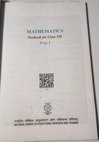 NCERT Class 12 Mathematics Part 1